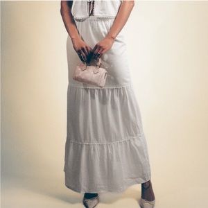 437 Bisou White Skirt